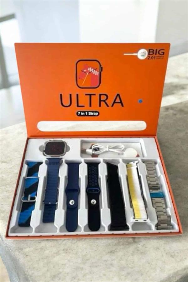 Akıllı Saat 7 Kordonlu Bildirim Görebilen Metal Kordon GPS Özelliği - Lisinya