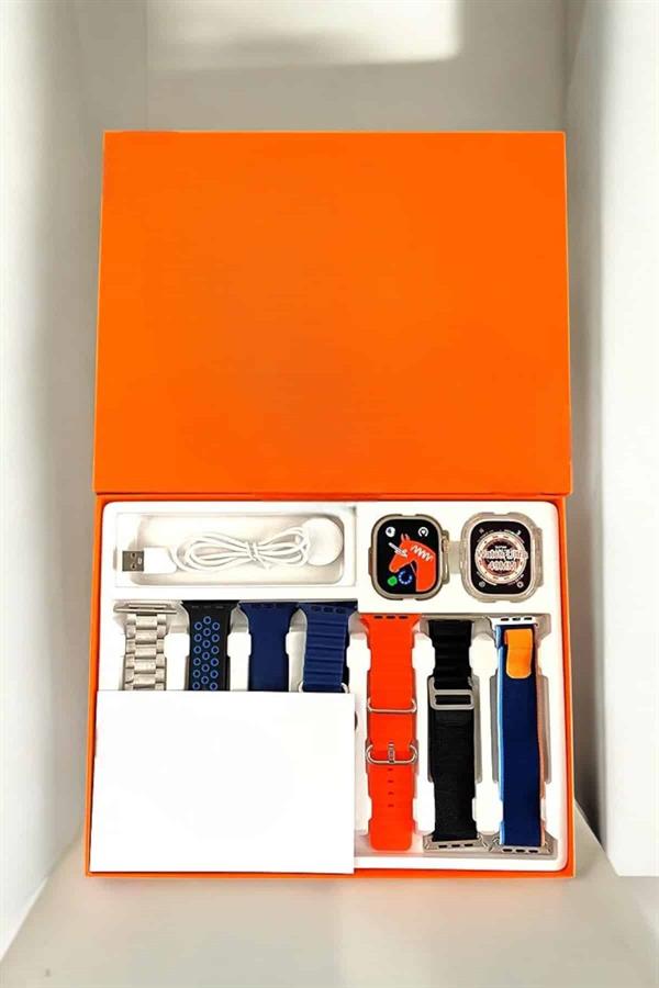 Akıllı Saat 7 Kordonlu Metal,Plastik Ve Hasır Kordon Seçeneği - Lisinya