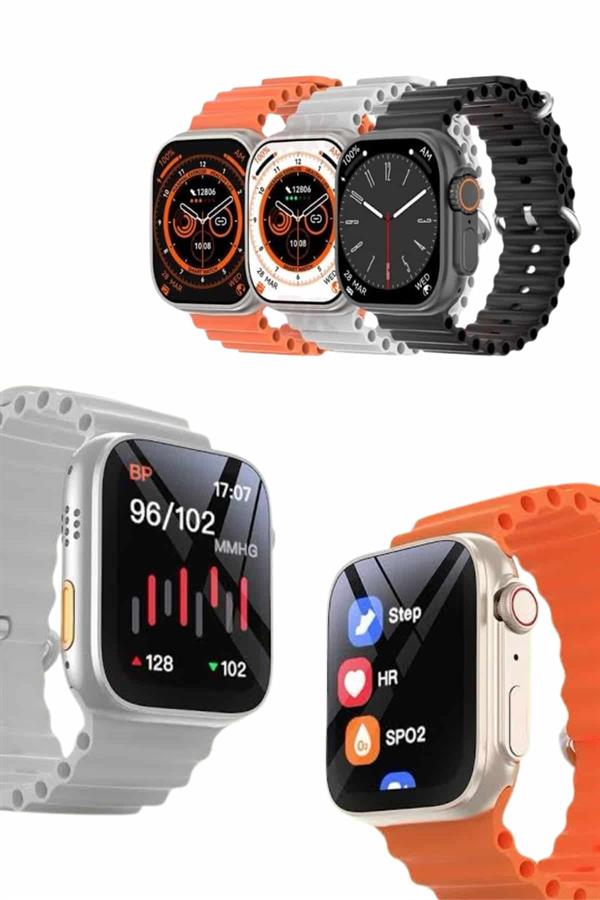 Akıllı Saat Amoled Ekran Bluetooth Bağlantılı Özel Tasarım Unısex - Lisinya