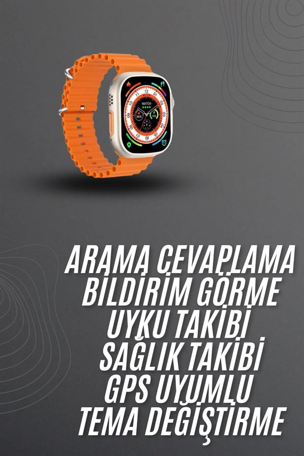 Akıllı Saat Arama Cevaplayan Bildirim Görme Yeni Nesil Bluetooth Bağlantılı - Lisinya