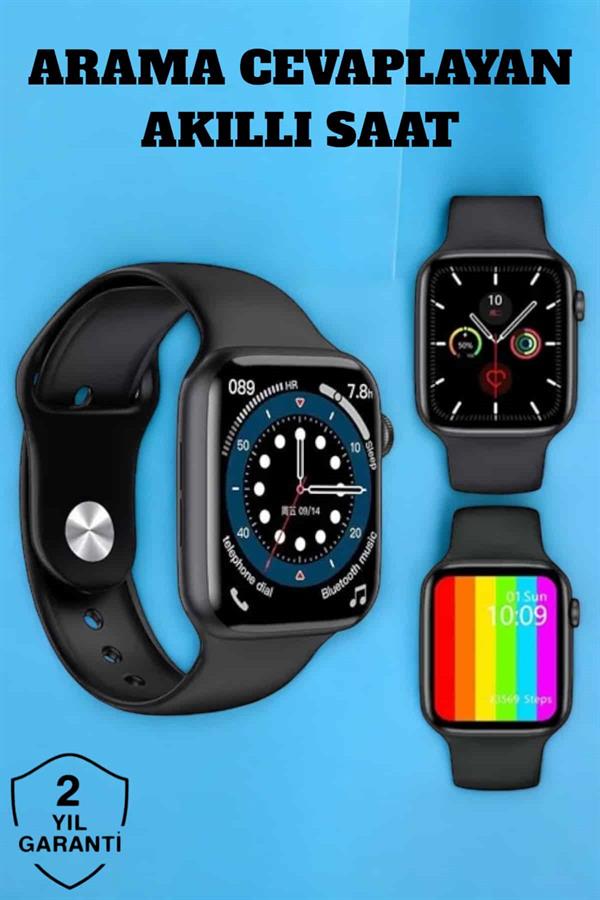 Akıllı Saat Bluetooth Bağlantı ve 24 Saat Sağlık İzleme GPS Arama Cevaplama - Lisinya