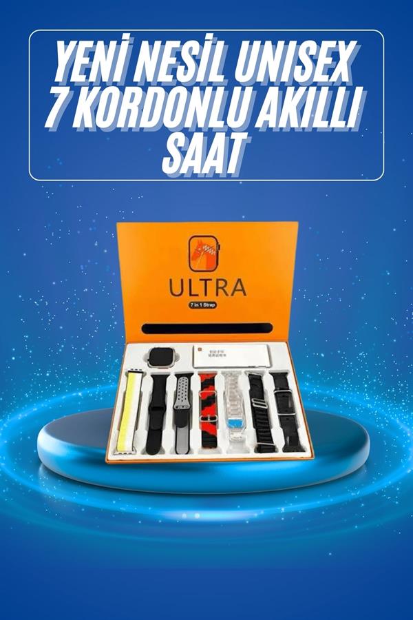 Akıllı Saat Çağrı Cevaplayabilen Unısex 7 Kordonlu Müzik Dinleme - Lisinya