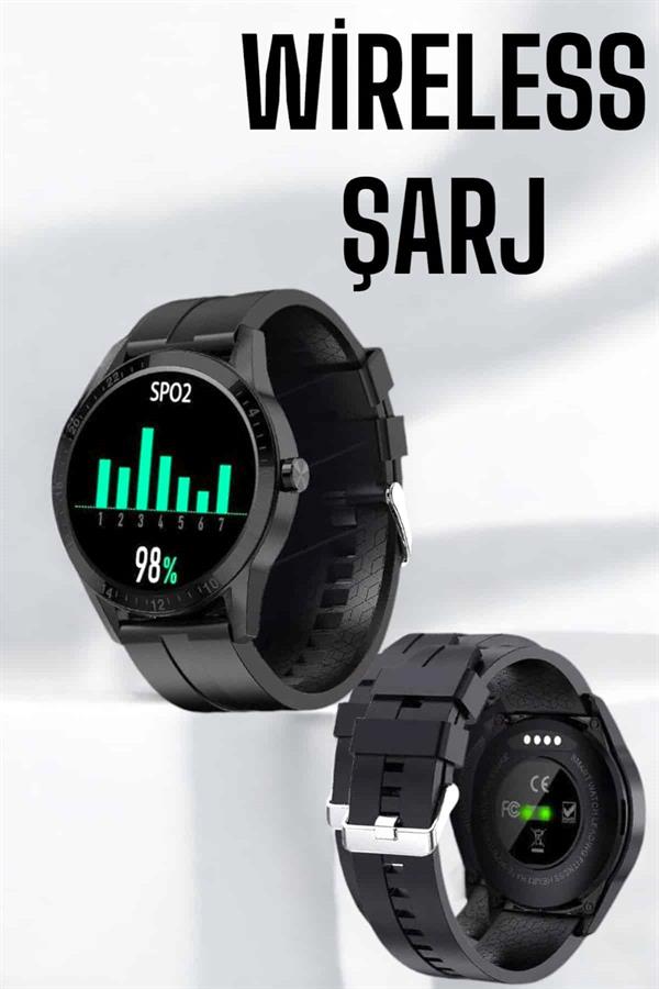 Akıllı Saat Çok Fonksiyonlu Sesli Görüşme NFC Uyumlu Amoled Ekran - Lisinya