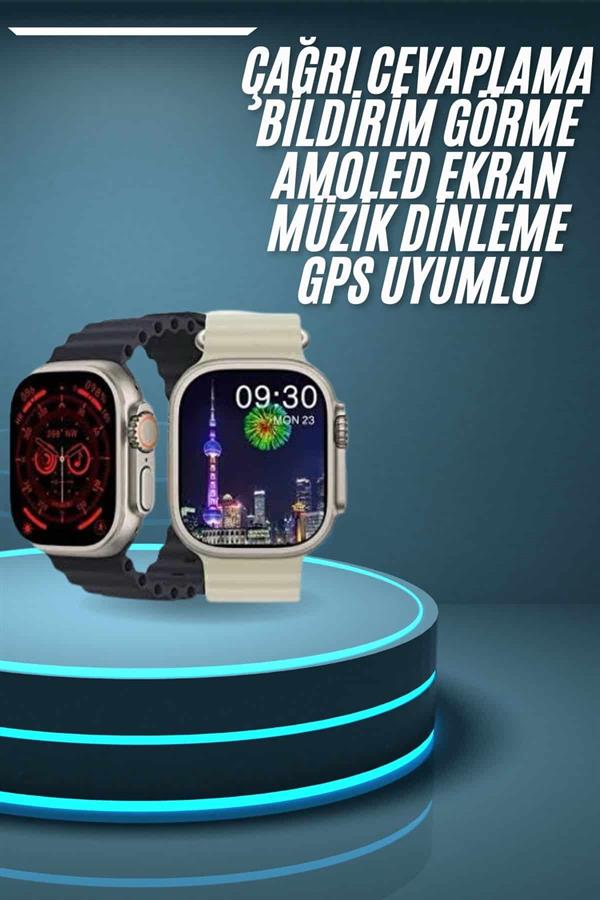 Akıllı Saat Çok Fonksiyonlu Uzun Pil Ömürlü Çağrı Cevaplayabilen Kol Saati - Lisinya