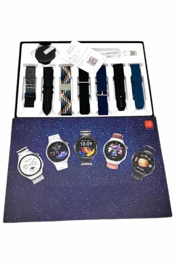 Akıllı Saat Çoklu Kordon Seçenekli Dokunmatik Ekran Nabız Sensörlü - Lisinya