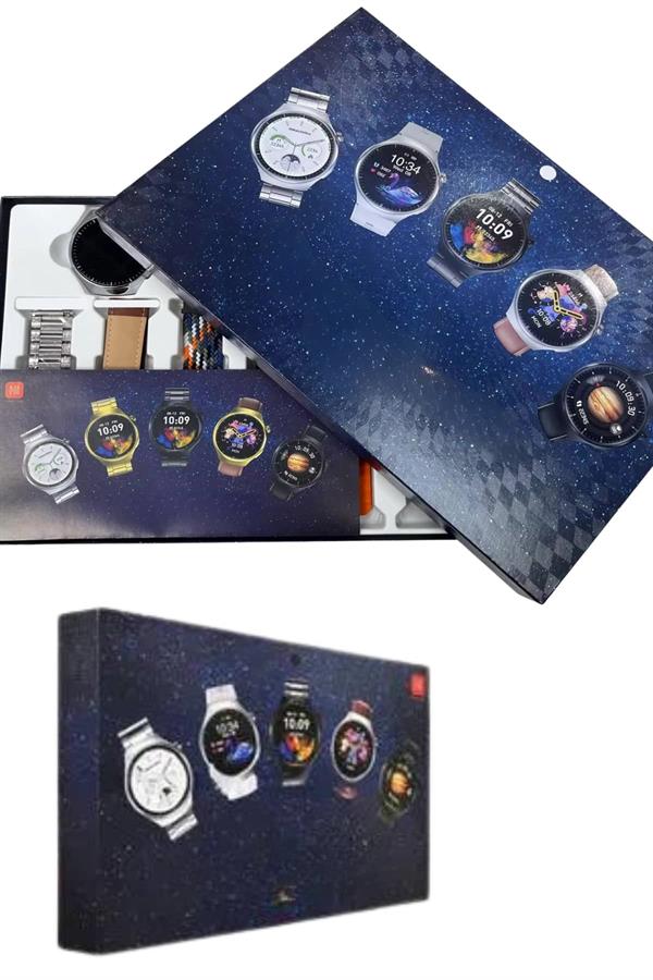 Akıllı Saat Çoklu Kordon Seçenekli Dokunmatik Ekran Nabız Sensörlü - Lisinya