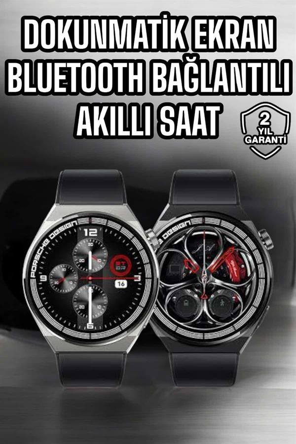 Akıllı Saat Dokunmatik Ekran Sesli Görüşme ve Bildirim Görme Sağlık Takibi - Lisinya