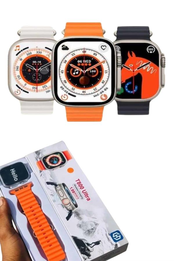 Akıllı Saat Kordon Hediyeli Güçlü Batarya Kapasiteli Titreşimli Bildirim Görme Unisex - Lisinya