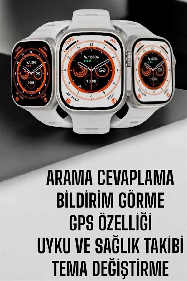 Akıllı Saat Nabız Ölçebilen Yeni Nesil GPS ve Adımsayar Özelliği - Lisinya