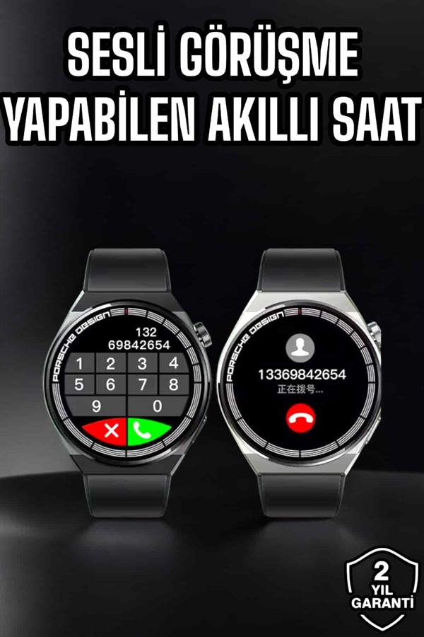 Akıllı Saat Nabız Sensörlü Bildirim Görebilen Spor Modları GPS Takibi - Lisinya