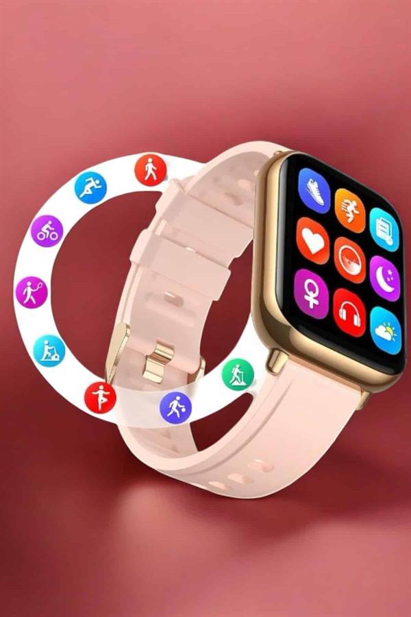 Akıllı Saat Sesli Görüşme Bildirim Görme Uyku ve Sağlık Takibi - Lisinya