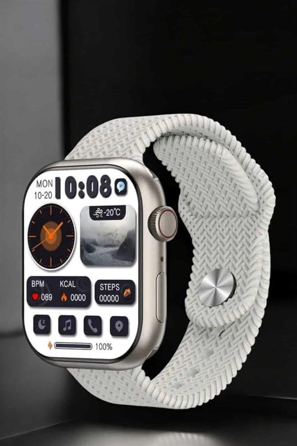 Akıllı Saat Tema Değiştirme Uyku ve Sağlık Takibi Bluetooth Bağlantılı - Lisinya