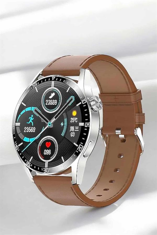 Akıllı Saat Titreşimli Pusula Nabız ve Tansiyon Ölçer NFC Uyumlu - Lisinya