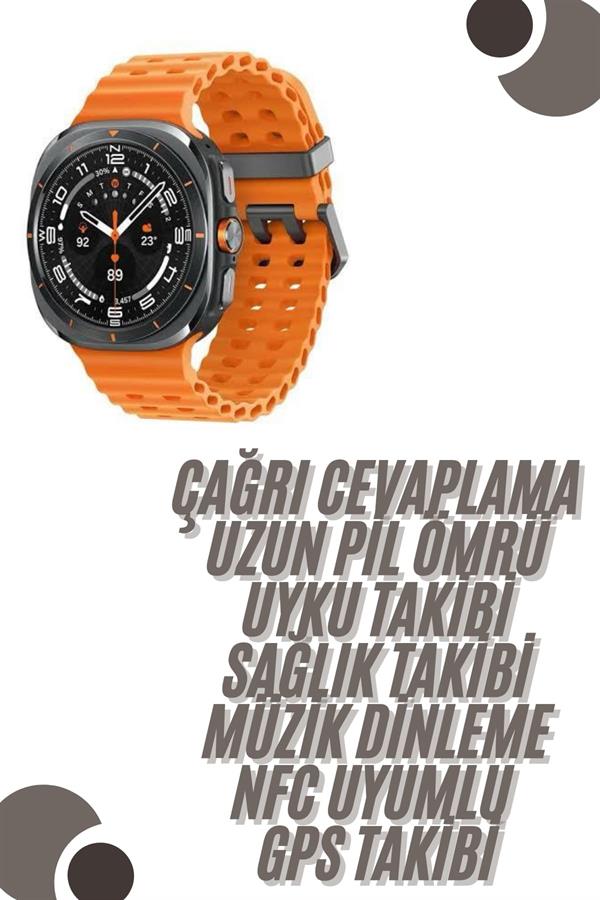 Akıllı Saat Unısex Zarif Görünümlü Titanyum Kasa Amoled Ekran Müzik Dinleme - Lisinya