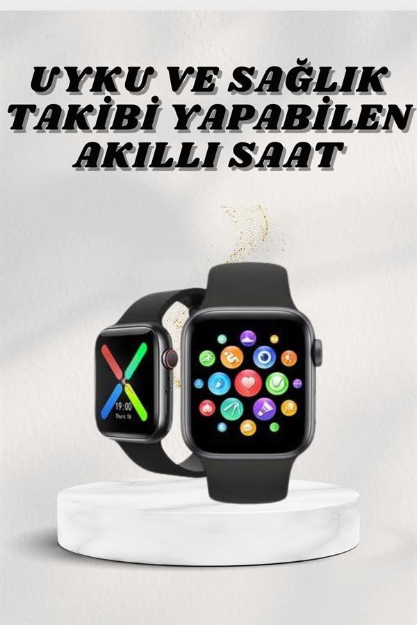 Akıllı Saat Wireless Şarj Yüksek Çözünürlüklü Müzik Dinleme Sesli Cevaplama - Lisinya