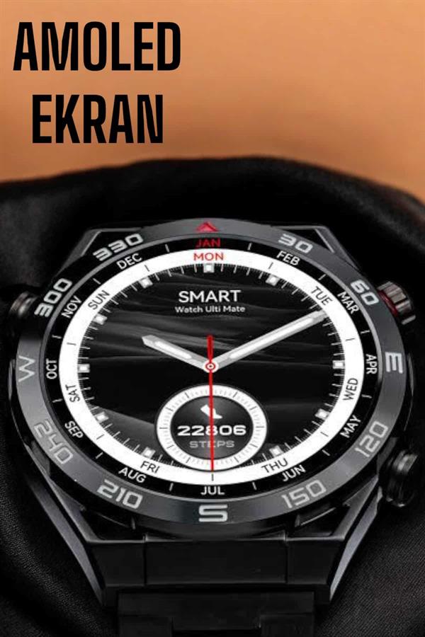 Akıllı Saat Yeni Nesil 2024 Model Metal Kordonlu Bluetooth Bağlantılı - Lisinya