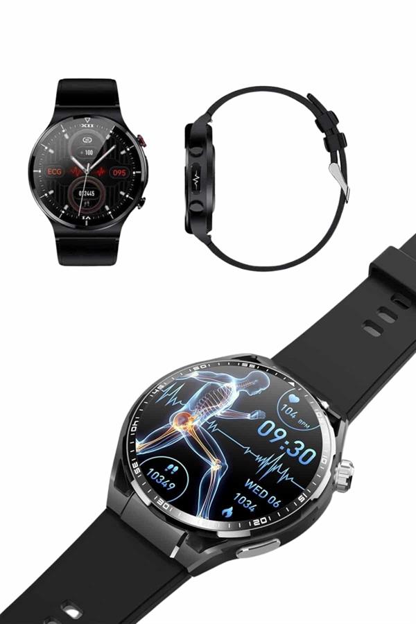 Amoled Ekran Akıllı Saat Üç Kordonlu İOS Android Uyumlu - Lisinya