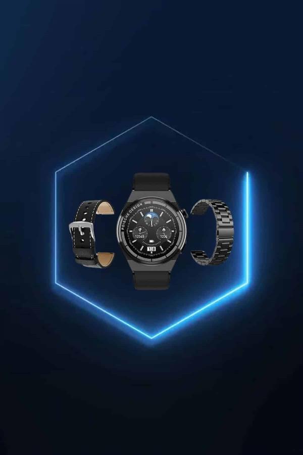 ANC Özellikli Bluetooth Kulaklık ve Amoled Ekran Akıllı Saat Uyku ve Sağlık Takibi Nabız Ölçer - Lisinya