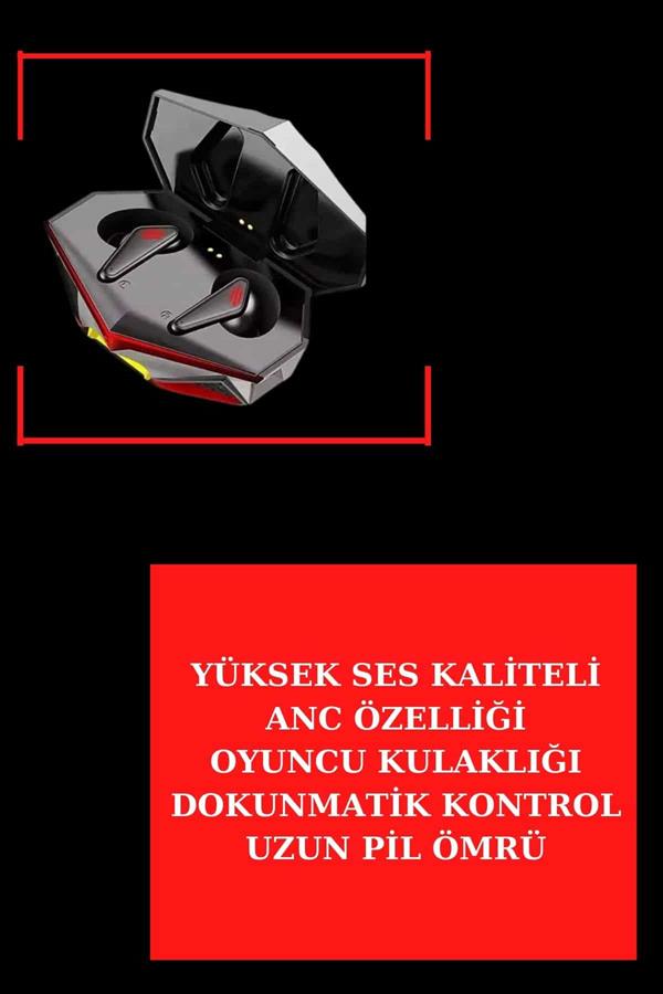 ANC Özellikli Bluetooth Kulaklık ve Amoled Ekran Akıllı Saat Uyku ve Sağlık Takibi Nabız Ölçer - Lisinya