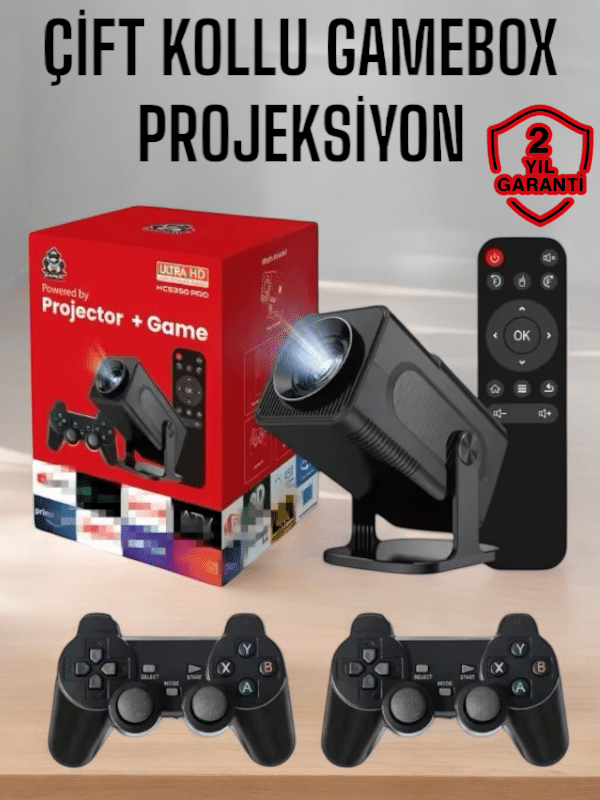 Android Projeksiyon ve Çift Kollu Game Box - Lisinya