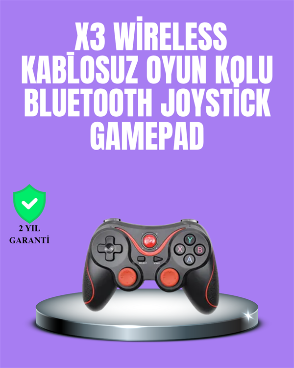 Android Uyumlu Gamepad X3 Game Stick Oyun Kolu Bluetooth Bağlantılı - Lisinya