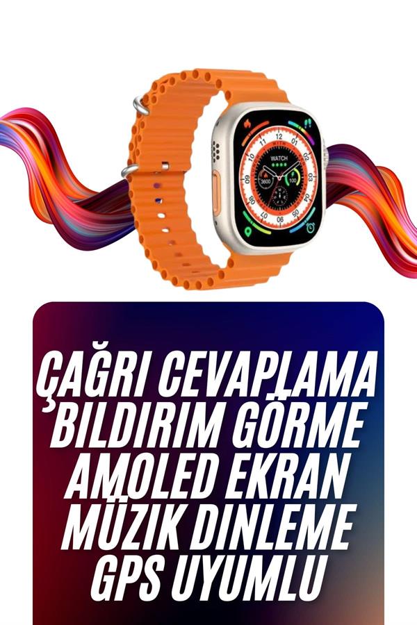 Android ve İOS Uyumlu Uyku ve Sağlık Takibi Yapabilen 3 Kordonlu Akıllı Saat - Lisinya