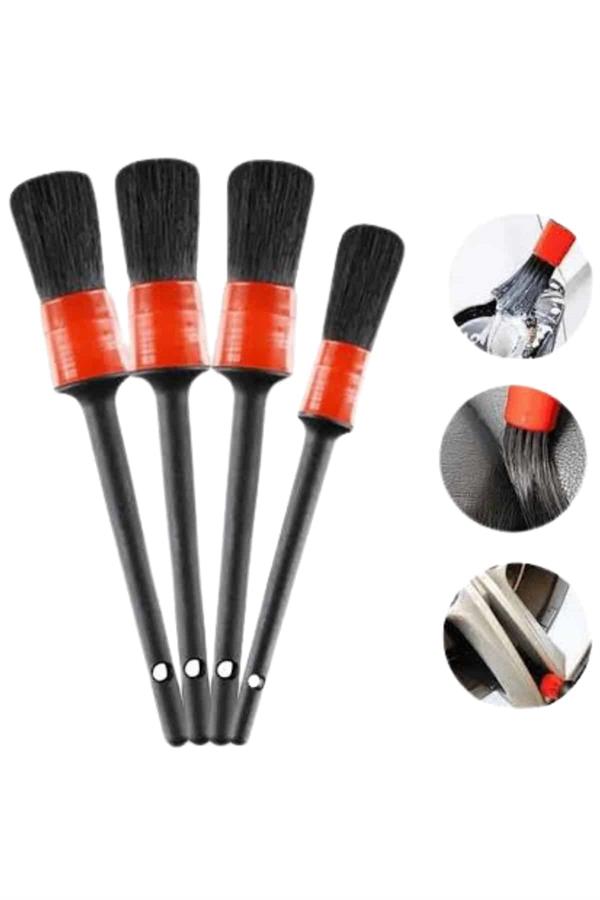Araç İçi Led Aksesuar 5 Farklı Detaylı Araba Temizlik Fırçası Oto Temizleme Fırçası - Lisinya