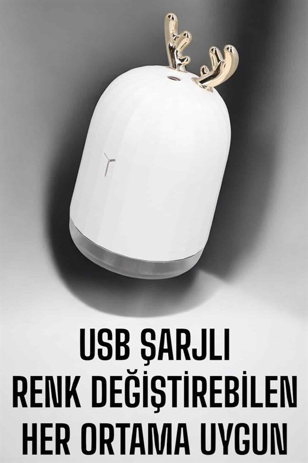 Aromaterapi Hava Temizleyici Buhar Makinesi Taşınabilir Şarjlı - Lisinya