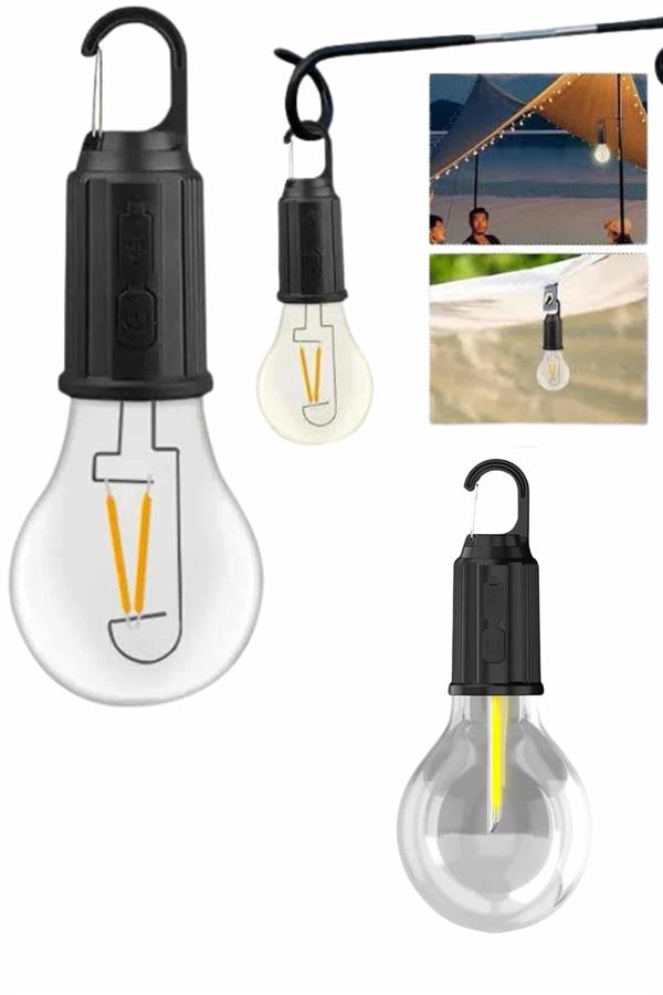 Askılı Kırılmaz Led Işık Kamp Bahçe Lambası Taşınabilir Led Ampul Şarjlı - Lisinya Askılı Kırılmaz Led Işık Kamp Bahçe Lambası Taşınabilir Led Ampul Şarjlı - Lisinya