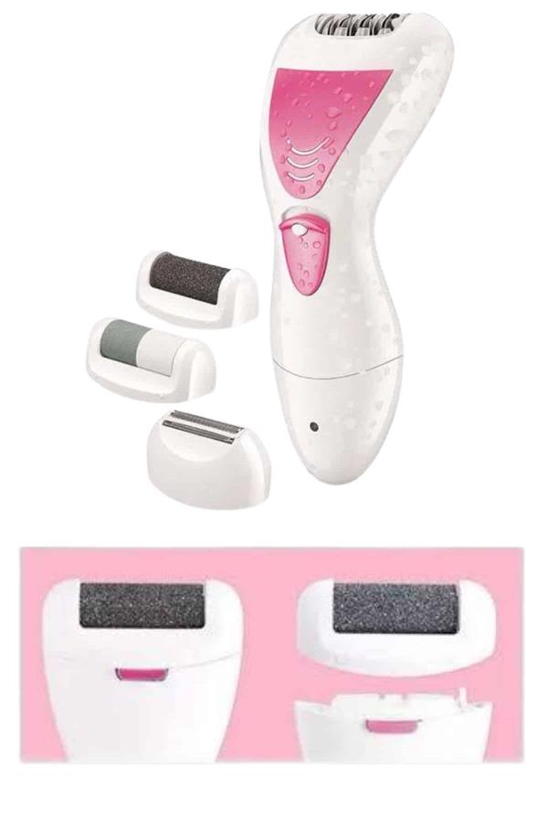 Ayak Törpü Başlıklı Epilatör Aleti 4 Başlıklı Taşınabilir Şarjlı Epilasyon Cihazı - Lisinya
