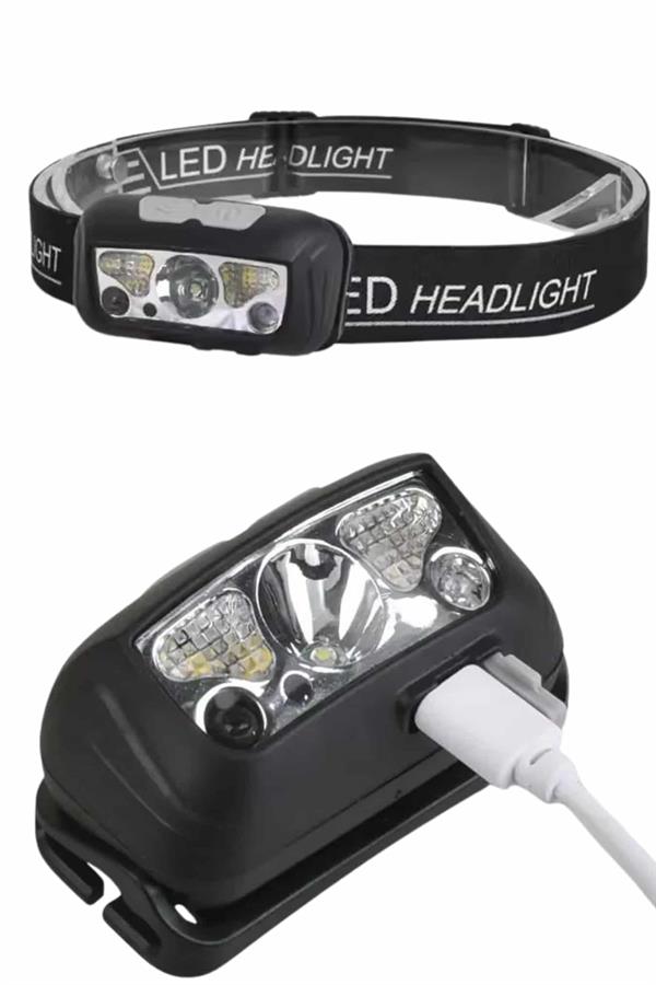 Ayarlanabilir Kafa Lambası Type-C Şarjlı Kompakt Kamp Lambası - Lisinya