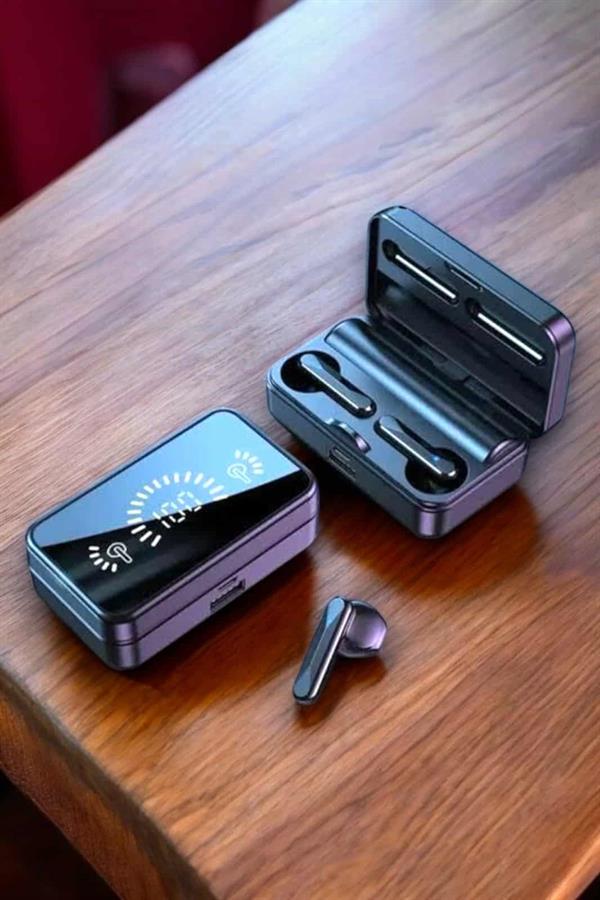 Aynalı Bluetooth Kulaklık Telefon Standlı Dijital Göstergeli - Lisinya
