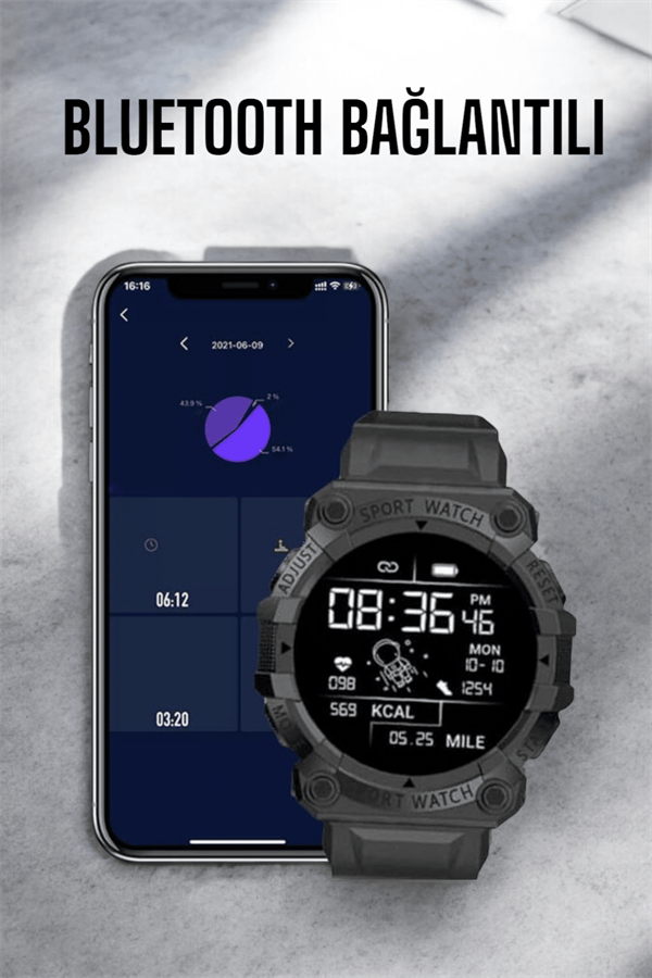 Bluetooth 5.0 Destekli Çok Fonksiyonlu Yeni Nesil Akıllı Saat - Lisinya