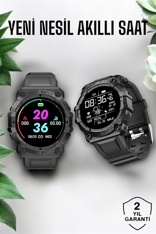 Bluetooth 5.0 Destekli Çok Fonksiyonlu Yeni Nesil Akıllı Saat - Lisinya