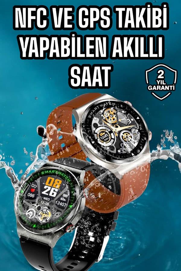 Bluetooth Bağlantılı Akıllı Saat Tüm Telefonlara Uyumlu Değiştirilebilir Kordon - Lisinya