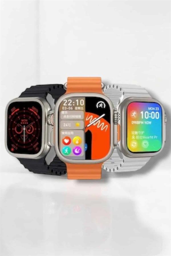 Bluetooth Bağlantılı Nabız, Kan Basıncı, Oksijen Ölçer Akıllı Saat - Lisinya