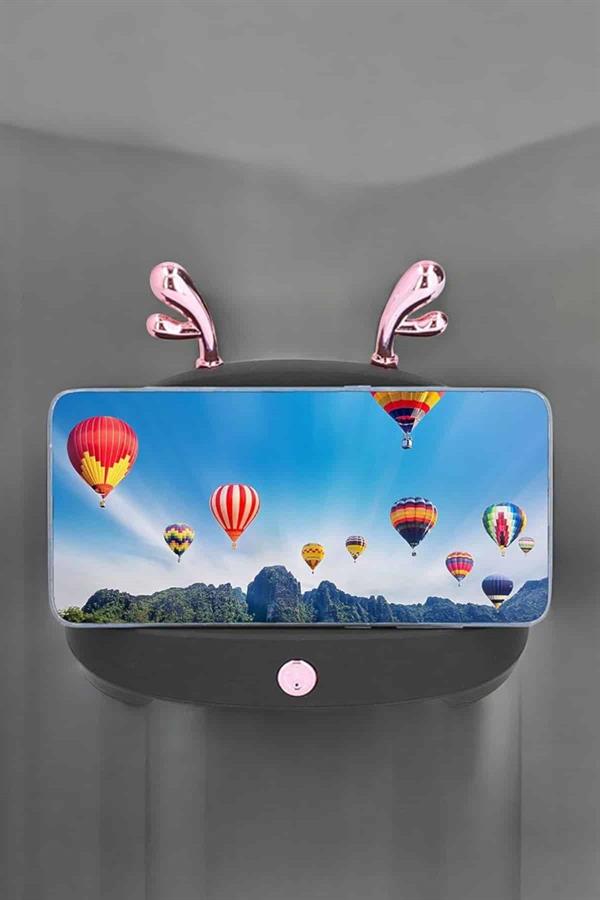 Bluetooth Hoparlör Telefon Tutuculu Akıllı Hoparlör Uzun Pil Ömrü - Lisinya