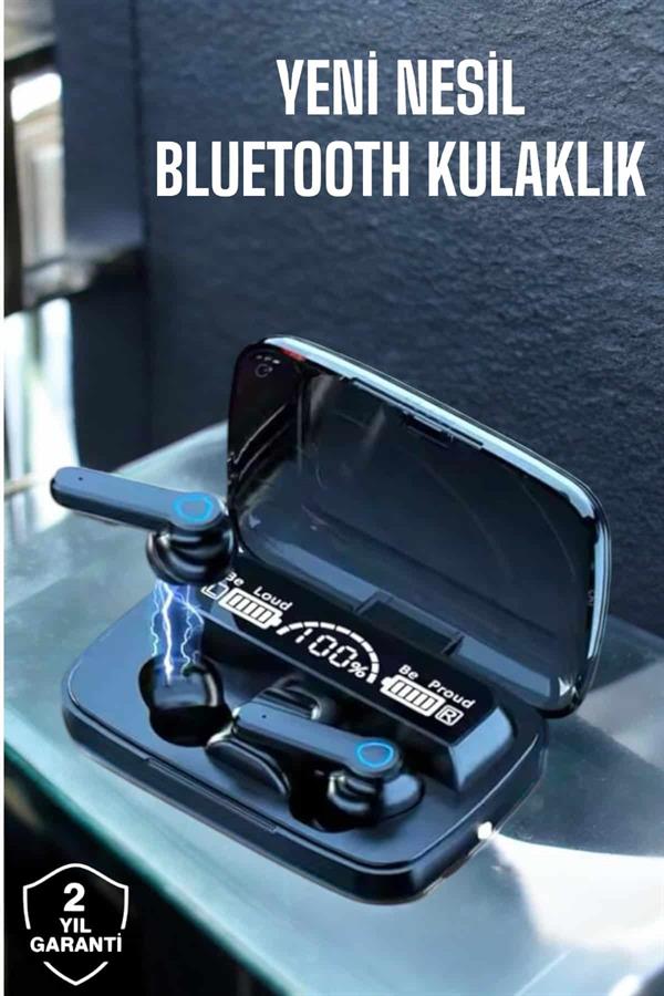 Bluetooth Kulaklık Powerbankli Dijital Göstergeli Dokunmatik Kontrol - Lisinya Bluetooth Kulaklık Powerbankli Dijital Göstergeli Dokunmatik Kontrol - Lisinya