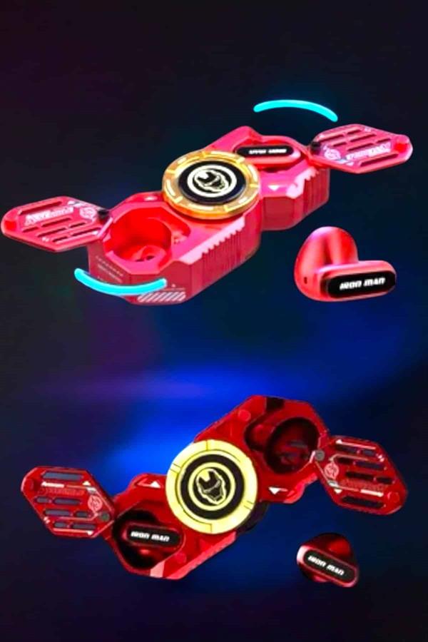 Bluetooth Kulaklık Stres Çarklı Döndürülebilir Uzun Şarj Süreli Oyuncu Kulaklığı - Lisinya