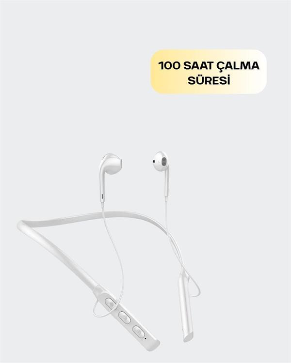 Boyun Askılı Kablosuz Kulaklık – Uzun Süreli Batarya Performansı - Lisinya