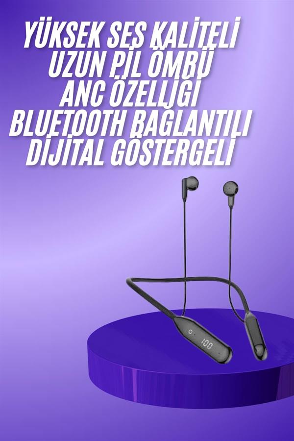 Boyun Bantlı Kablolu Yüksek Ses Kaliteli Bluetooth Kulaklık Uzun Pil Ömrü - Lisinya Boyun Bantlı Kablolu Yüksek Ses Kaliteli Bluetooth Kulaklık Uzun Pil Ömrü - Lisinya
