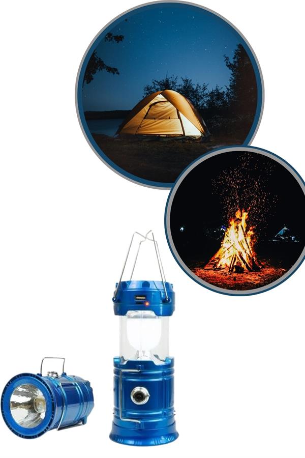 Büyük Boy Güneş Enerjili Kamp Feneri Işıldak Lamba USB Şarjlı - Lisinya Büyük Boy Güneş Enerjili Kamp Feneri Işıldak Lamba USB Şarjlı - Lisinya