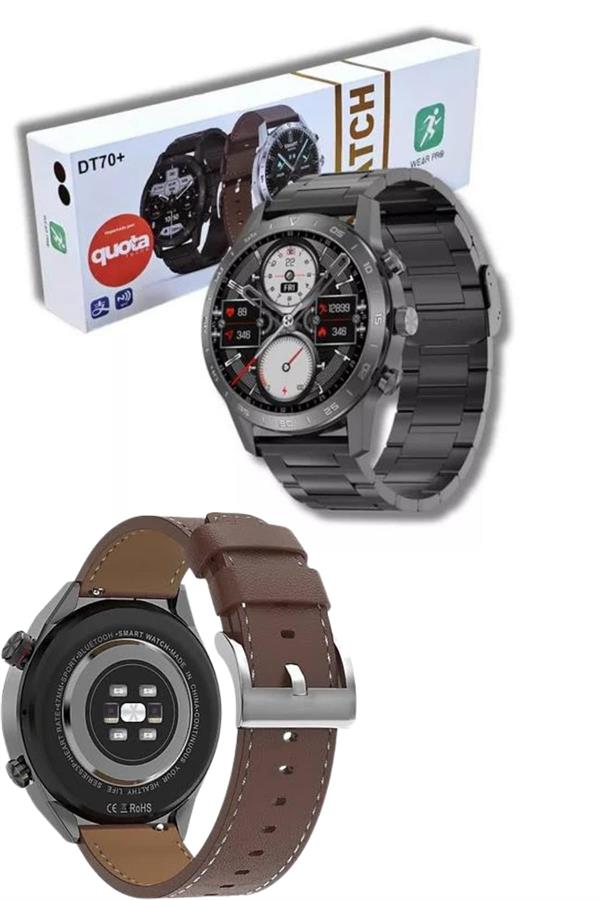 Çağrı Cevaplama Sesli Asistan Çoklu Dil Desteği 5.0 Bluetooth Akıllı Saat - Lisinya