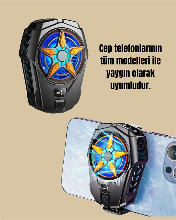 Ergonomik Telefon Soğutucu – 2 Hız Ayarı, Hafif ve Taşınabilir - Lisinya Ergonomik Telefon Soğutucu – 2 Hız Ayarı, Hafif ve Taşınabilir - Lisinya