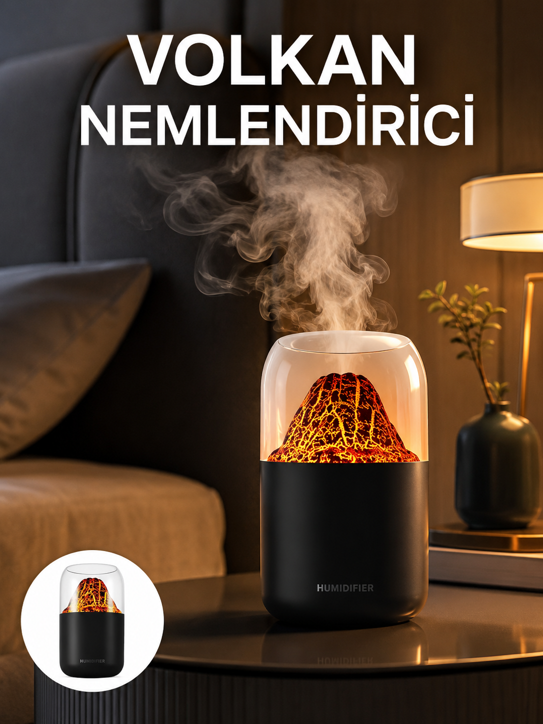 Alev Efektli Ultrasonik Difüzör Yeni Nesil - Lisinya Alev Efektli Ultrasonik Difüzör Yeni Nesil - Lisinya