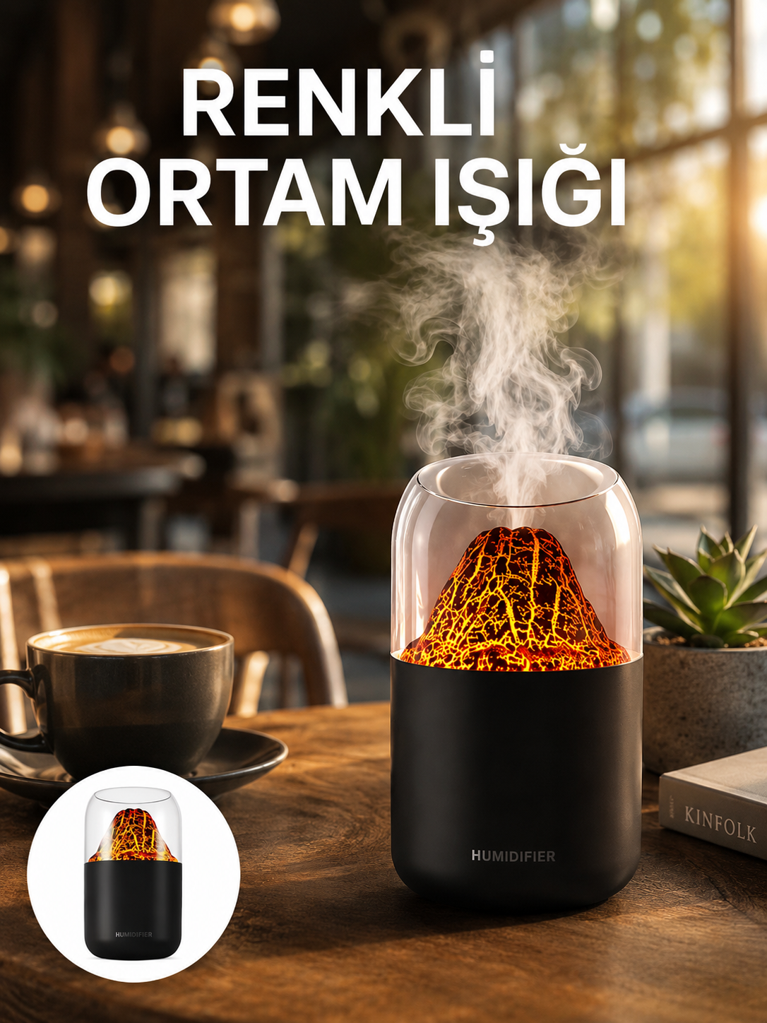 280 ml Kapasiteli Aromaterapi Cihazı - Lisinya 280 ml Kapasiteli Aromaterapi Cihazı - Lisinya