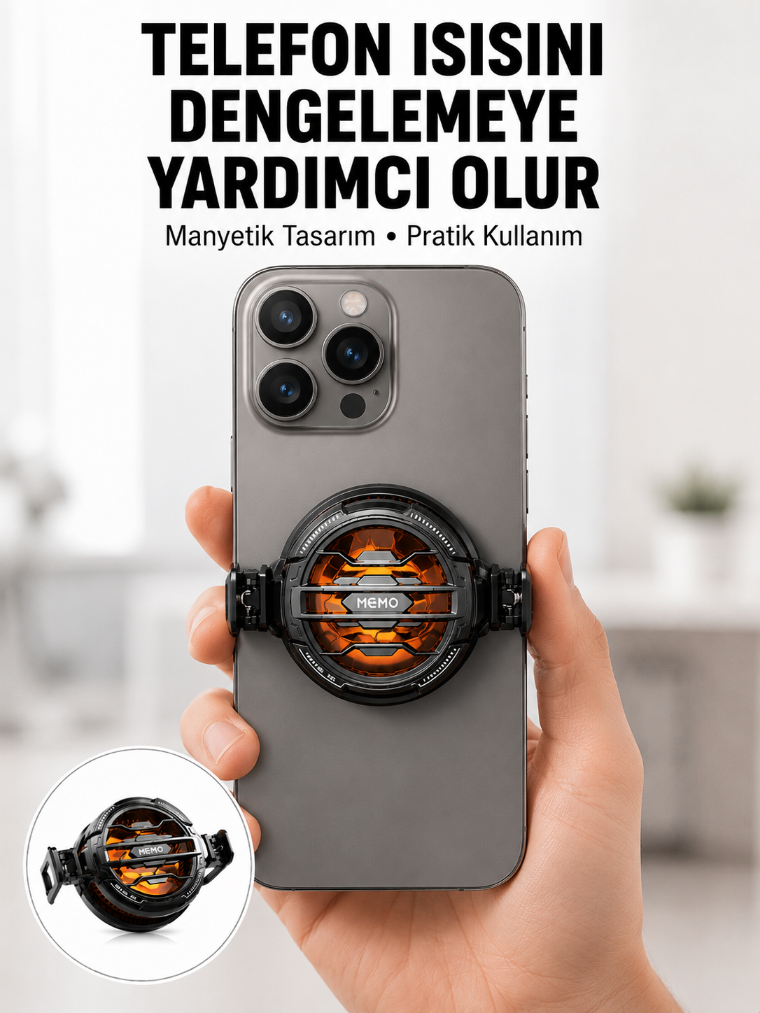 Mobil Oyunlar İçin Serinletici Telefon Fanı | Sessiz Çalışma | Geniş Kıskaçlı Tasarım - Lisinya Mobil Oyunlar İçin Serinletici Telefon Fanı | Sessiz Çalışma | Geniş Kıskaçlı Tasarım - Lisinya
