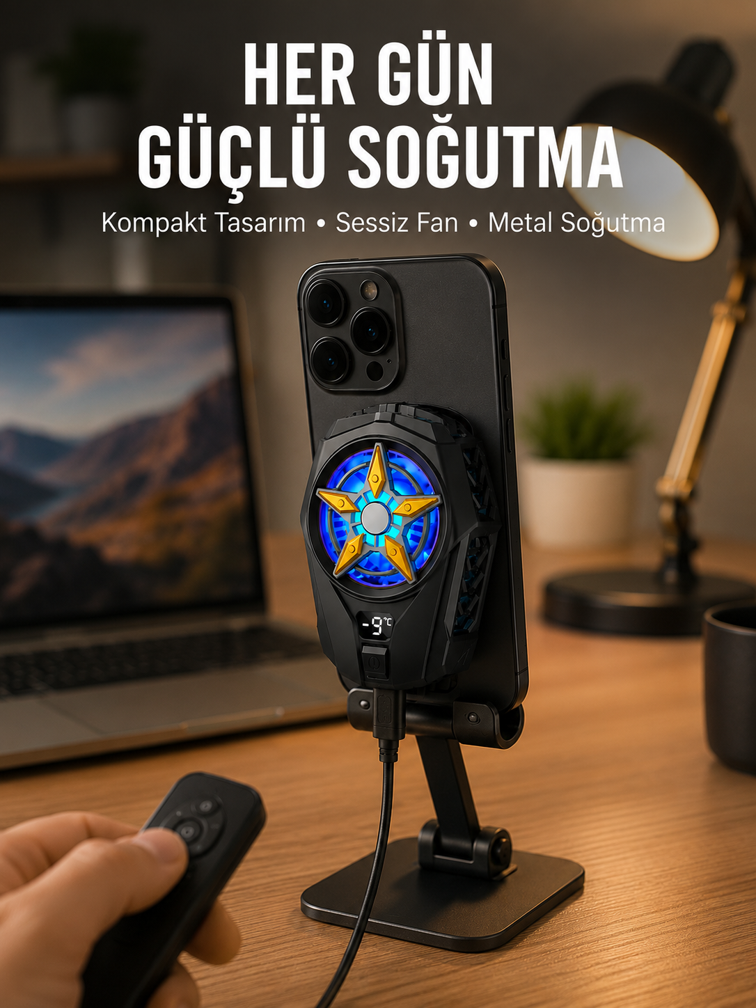 Cep Telefonu Radyatörü – Type-C, 2 Vitesli, Sessiz Soğutma Fanı - Lisinya Cep Telefonu Radyatörü – Type-C, 2 Vitesli, Sessiz Soğutma Fanı - Lisinya