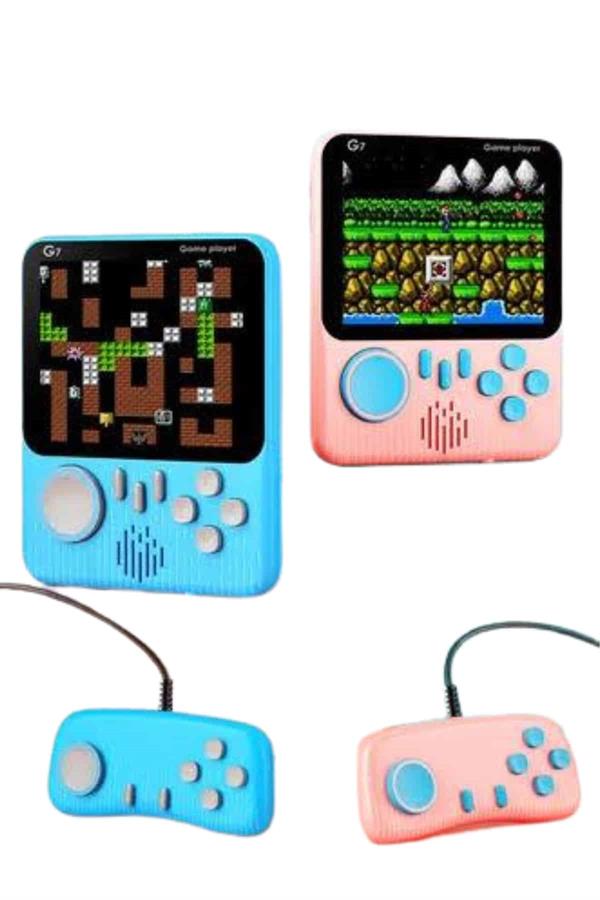 Çift Konsol 666 Adet Retro Oyun El Atarisi Taşınabilir 3.5 İnç Ekran - Lisinya
