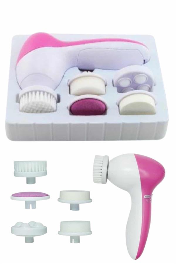 Cilt Temizleme ve Masaj Aleti 5 Başlıklı Akne ve Sivilce Önleyici - Lisinya